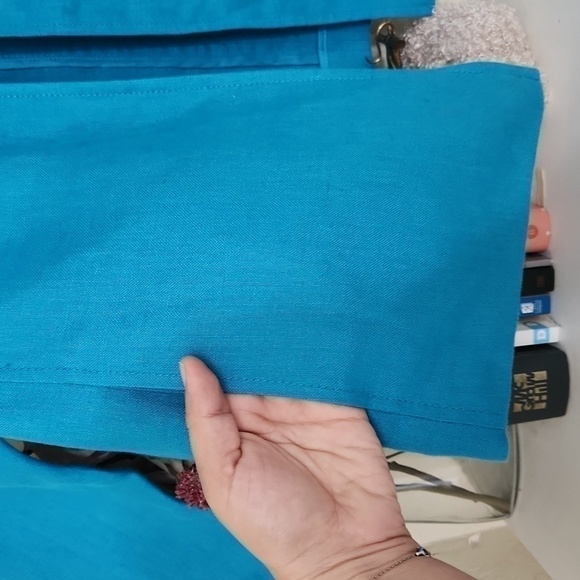 100% Irish Linen Talbots Blazer Jacket Contemporary Career Office Formal Dressy - Picture 6 of 16